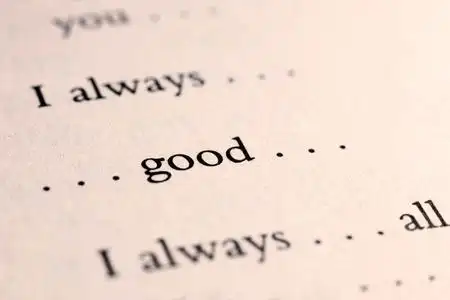 英语教材英语单词特写照片